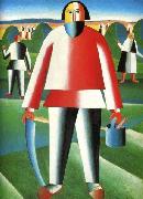 Kazimir Malevich Mower oil painting